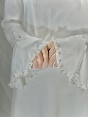 Beyaz İncili Gömlek