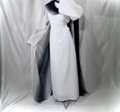 Astarlı Beyaz Kuğu Elbise