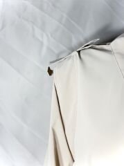 Kısa Krem Trençkot