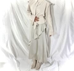 Kısa Krem Trençkot